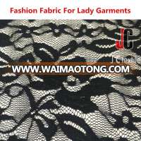 2016Hot sale elegant spandex nylon lace fabric for lace dress fabric